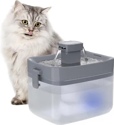 Productafbeelding van Kattenfontein - Drinkfontein voor Katten - Waterdispenser voor Katten en Honden - Huisdier