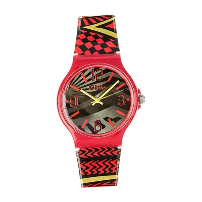 Zdjęcie produktu dla Młodzieżowa bransoletka do zegarka Chic Watches wielokolorowa czarna Chic Watches Street D2UC014