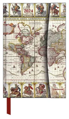 Produktbild von Antique Maps 2024 - Diary - Buchkalender - Taschenkalender - 10x15
