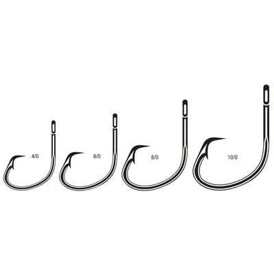 Produktbild von VMC 8386 Circle Tuna Hook - Einzelhaken, Größe/Packungsinhalt:Gr. 4/0 / 6 Stück