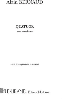 Produktbild von Quatuor pour saxophonessaxophone alto