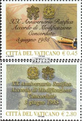 Produktbild von Briefmarken Vatikanstadt 2005 Mi 1523-1524 (kompl.Ausg.) gestempelt Konkordat