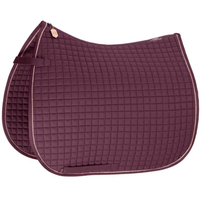 Produktbild von Eskadron HERITAGE Schabracke Baumwolle, pearl rose, cassis, basaltgrey, navy Form - Dressur Farbe - cassis
