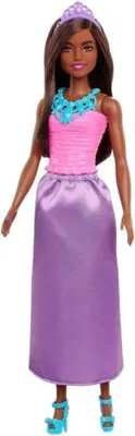 Image de Poupée BARBIE PRINCESS, robe violette, HGR02, Mattel