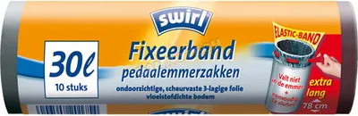 Produktbild von 10 Swirl Fixierband Muellb.30L Extralang