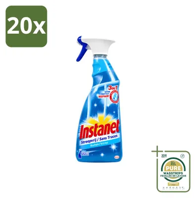 Produktbild von 20 x Instanet Glasreiniger - 3-in-1 Spray - 725 ml - Vorratspackung - 20 Stücke