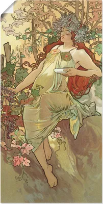Produktbild von ARTland Poster Automne (Herbst), 1896 Größe: 30x60 cm