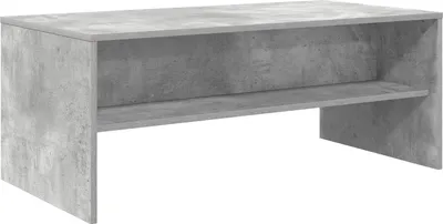 Produktbild von Couchtisch Beton Grau 100 x 50 x 40 cm Holzwerkstoff