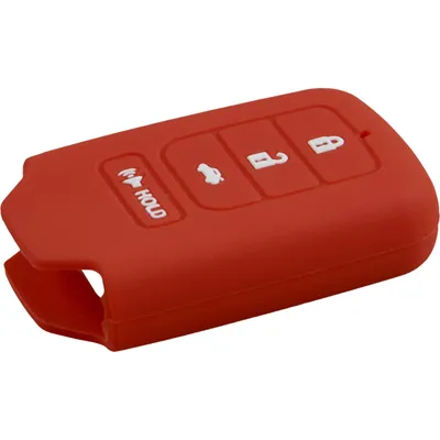 Produktbild von PhoneNatic Silikon Schlüssel Hülle kompatibel mit der Honda Crider 3-Tasten Fernbedienung in rot Funkschlüssel 3-Key