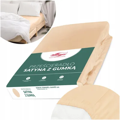 Produktbild von Darymex Baumwollsatin Bettlaken mit Gummizug 160x200 cm