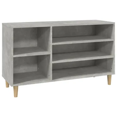 Immagine prodotto di vidaXL Portascarpe grigio cemento 102x36x60 cm materiale a base di legno