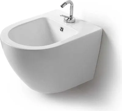 Immagine prodotto di Bidet sospeso rotondo in Vetroceramica colore bianco | Folk