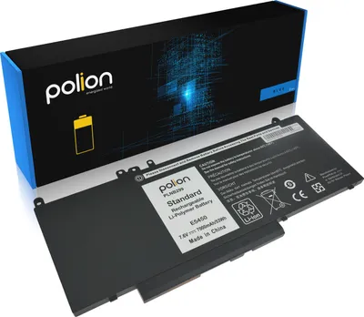 Immagine prodotto di POLION Laptopbatterie DELL E5450 E5550 7000mAh Li-Poly