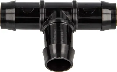 Produktbild von tecuro Schlauchverbinder T-Stück Ø 14 mm, KS-schwarz, 10 bar