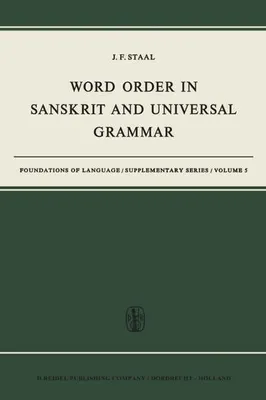 Obrázek produktu pro Word Order in Sanskrit and Universal Grammar