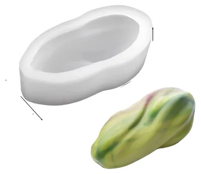 Imagen del producto de Molde para mousse, de silicona flexible, versátil utensilio para hornear, SH0103026