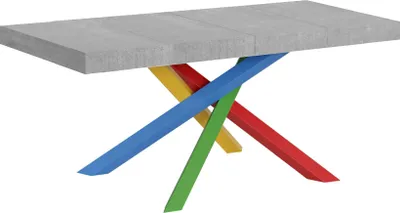 Produktbild von Ausziehbarer Tisch 90x120/224 cm Volantis Premium Zementrahmen 4/B