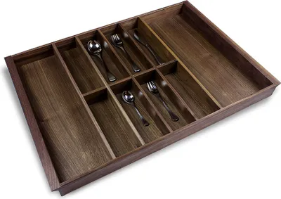 Produktbild von Besteckeinsatz NUSSBAUM 80er Schubl. B 720 x T 500 mm für IKEA Metod (ab 2015)