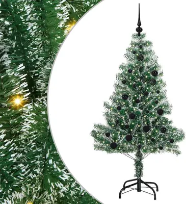 Zdjęcie produktu dla vidaXL Sztuczna choinka ze śniegiem i oświetleniem LED 150 cm
