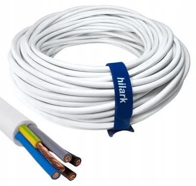 Produktbild von H05VV-F flexible Geräteanschlussleitung 4x2,5mm² 300/500V 50m weiß
