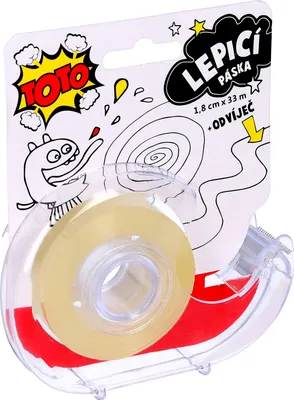 Produktbild von Klebeband, 1,8 cm x 33 m, inklusive Abroller