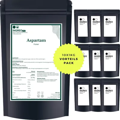 Produktbild von Aspartam Pulver (40-100 Mesh) – 10kg (10X1kg)
