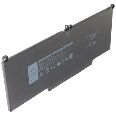 Produktbild von Akku passend für Dell Latitude E7480 Li-Polymer 7,6V 7895mAh 60,0Wh