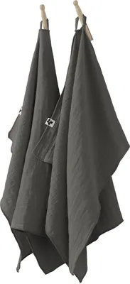 Produktbild von 2 Handtücher 50 x 70 cm GAÏA Granit