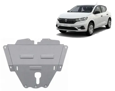 Obrázok produktu pre Hliníkový kryt spodnej časti vozidla chrániaci motor a prevodovku pre model Dacia Sandero – modely z rokov 2021 – 2026