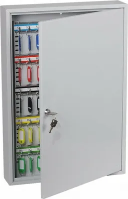 Produktbild von Phoenix - KC0603K Schlüsselschrank -100 Schlüssel - Schlüsselschloss - Grau