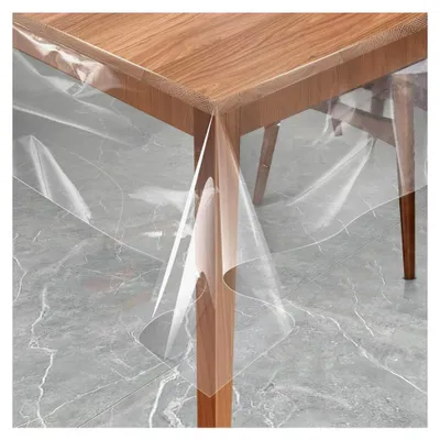 Produktbild von Transparente Tischfolie 80 x 120 cm - Wasserdicht und Abwaschbar