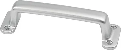 Immagine prodotto di Maniglia A.30mm L.160mm L.42mm Fusione di alluminio anodizzato argento fori 4 HERMETA