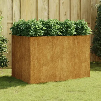 Productafbeelding van Maison Exclusive - Verhoogde plantenbak 120x80x80 cm, cortenstalen uitvoering