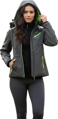 Immagine prodotto di Giacca da donna Ushuaia Realiste in softshell con pile, grigio, taglia S