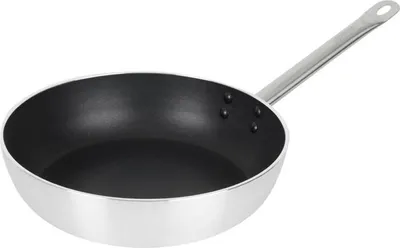 Zdjęcie produktu dla Vogue Teflonowa patelnia aluminiowa z powłoką nieprzywierającą Platinum Plus do smażenia na indukcji, 320 mm