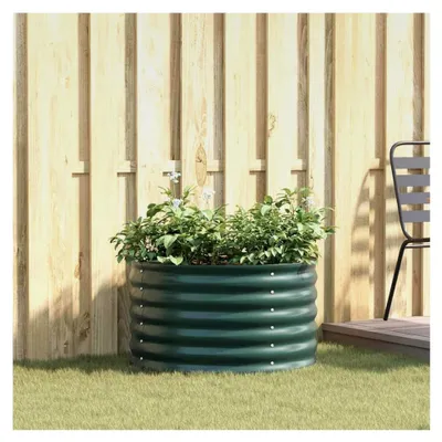 Produktbild von Hochbeet 80 x 80 x 44 cm aus Stahl für Balkon, Garten und Terrasse