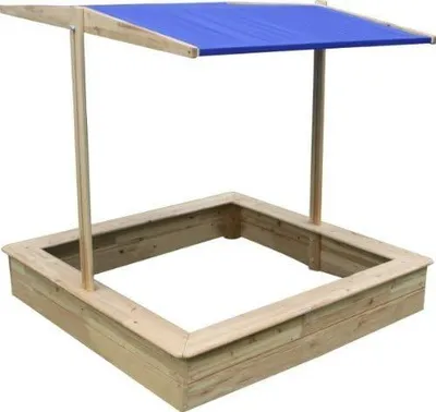 Produktbild von Spielmaus Holz Sandkasten mit Dach