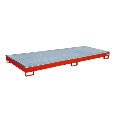 Produktbild von Bauer Regalwanne mit PE-Einsatz RW-GR 3300-1 PE, lackiert, Feuerrot