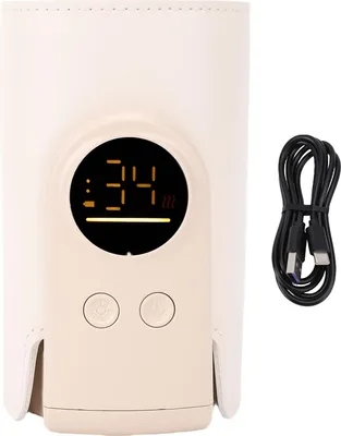 Image de Chauffe-biberon, température constante, rechargeable par USB, portable, housse isolée pour les voyages en plein air