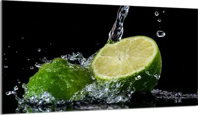 Produktbild von Herdabdeckplatte 90x52 Glaskeramikkochfeld Abdeckung Spritzschutz Glasplatte Deko Schneidebrett, Limette Schwarz