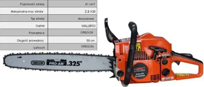 Produktbild von 50 cm Benzin-Kettensäge CST61-50AOW NAC