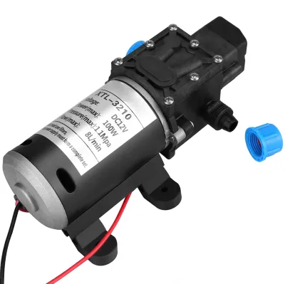 12V Wasserpumpe 100W 8L/min 160PSI selbstansaugend