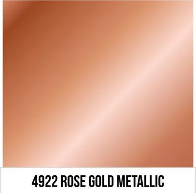 Produktbild von POLI-TAPE POLI-FLEX TURBO Flexfolie METALLIC, A4 - Farbe: 4922 rose gold