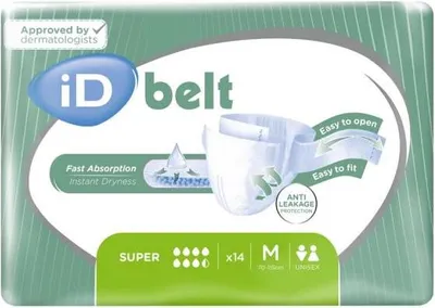Immagine prodotto di Cintura ID Expert Super Medium - 4 confezioni da 14 cuscinetti