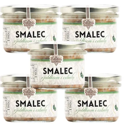 Produktbild von Schmalz mit Apfel und Zwiebel 180g Schronisko Bukowina Natural Traditional