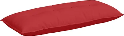 Obrázok produktu pre vidaXL Zadný vankúš červený 120 x 19 x 50 cm látka