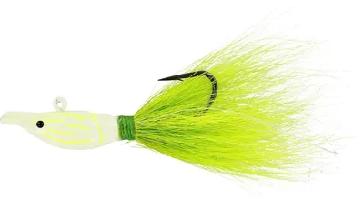Produktbild von Westin Bucktail Shrimp Jig 85G 15CM Glow Shrimp Seelachsköder Pollackköder Norwegenköder
