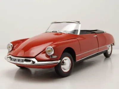 Produktbild von Citroen DS 19 Cabrio 1961 rot Modellauto 1:18 Norev