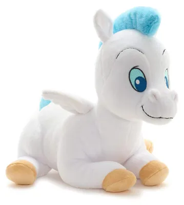 Imagen del producto de Peluche oficial de Disney Store, Baby Pegasus, tamaño mediano, personaje de Hércules, 28 cm. Peluche con detalles bordados, melena y cola de felpa, apto para niños a partir de 0 años