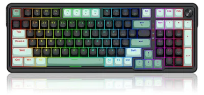 Produktbild von REDRAGON K686BG-RGB-M, Kabelgebunden, USB, Magnetic-mechanical key switch, Schwarz